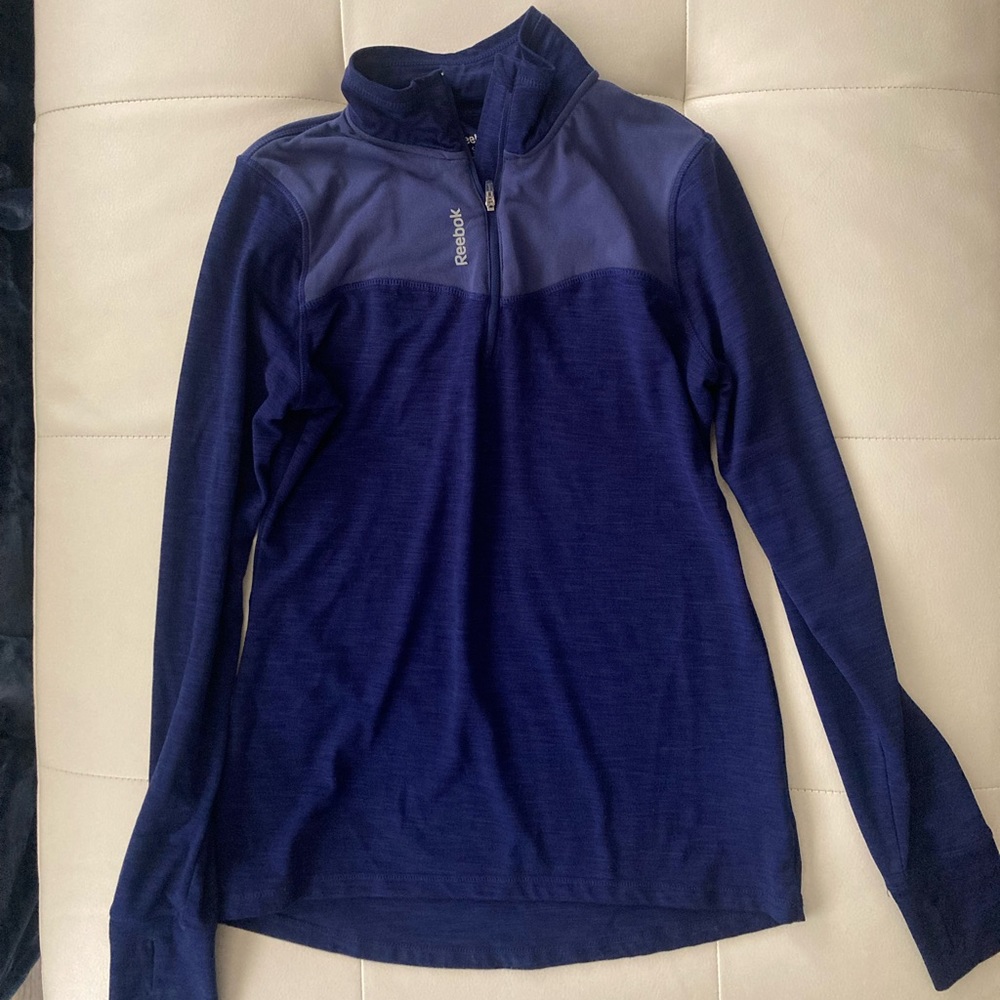 Reebok Women's 1/4 Zip Long Sleeve Size Small